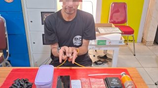 Tim Mata Elang Sat Resnarkoba Polres Kuansing Tangkap Pengedar Sabu 13,44 Gram di Desa Koto Taluk