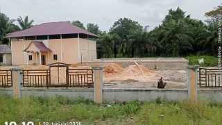 Kegiatan  Pembanguan Kantor Desa Pancur Tahun 2025 Tahap III Diduga Mangkrak