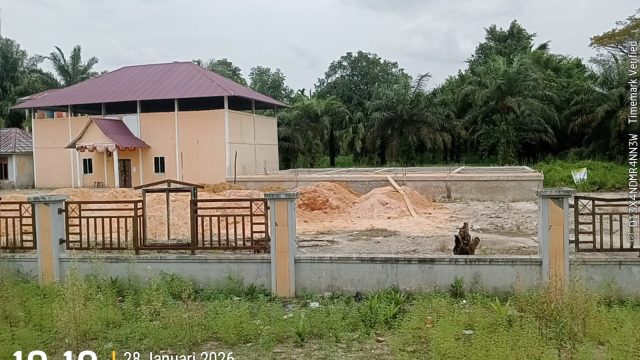 Kegiatan  Pembanguan Kantor Desa Pancur Tahun 2025 Tahap III Diduga Mangkrak